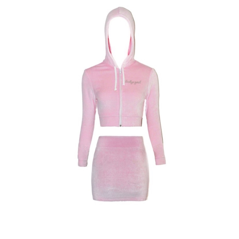 ISO AKNA BABYGIRL VELOUR SET